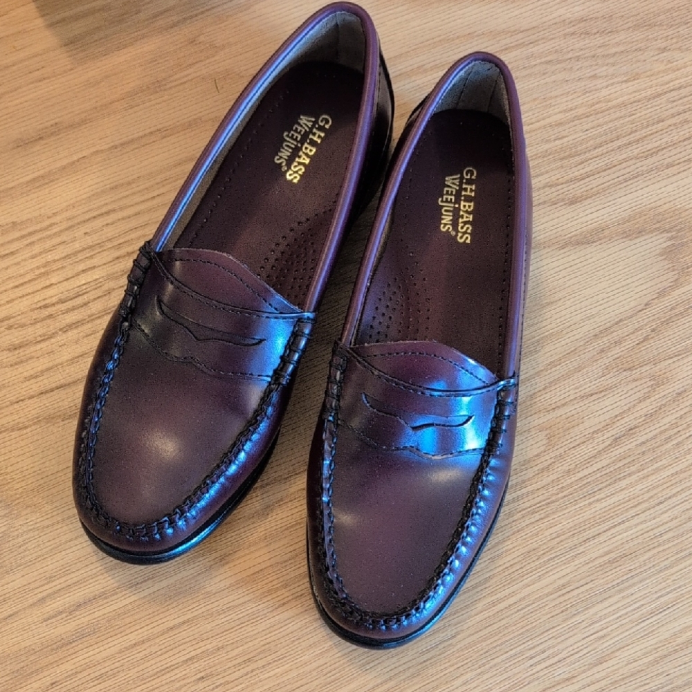 G.H. Bass Burgundy Weejun Loafers